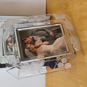 Home Beautiful Crystal Harmony 5 x 7 in Picture Frame
